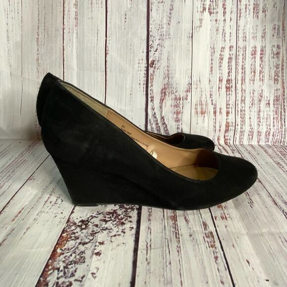 Target Black Womans Wedges Sz 8.5 - Picture 3 of 7